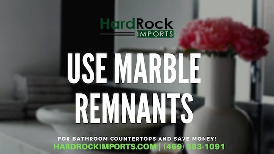 Marble Remnants for Bathroom Countertops