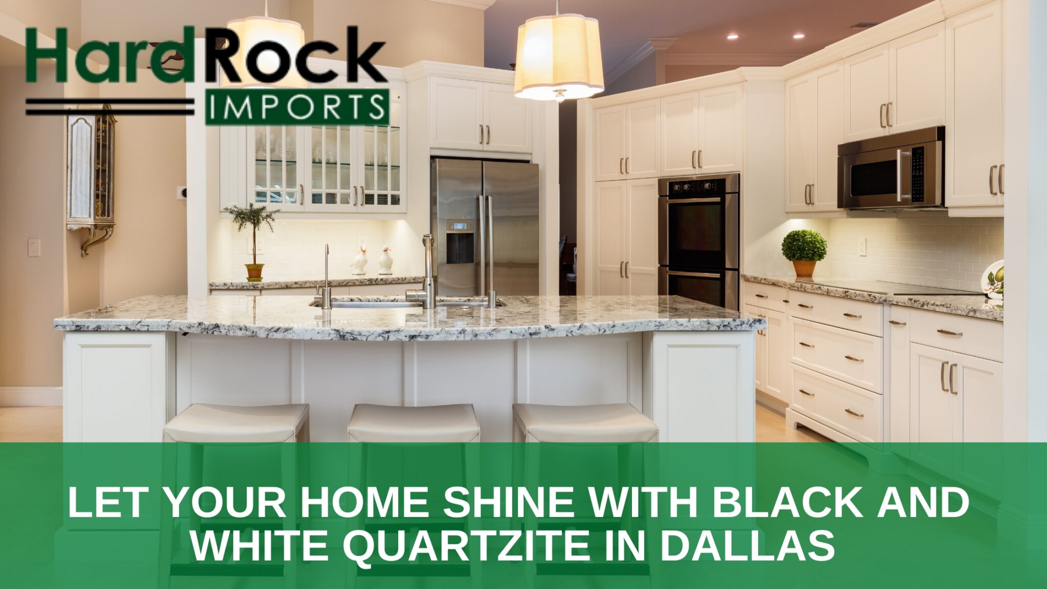 Let Your Home Shine with Black and White Quartzite in Dallas