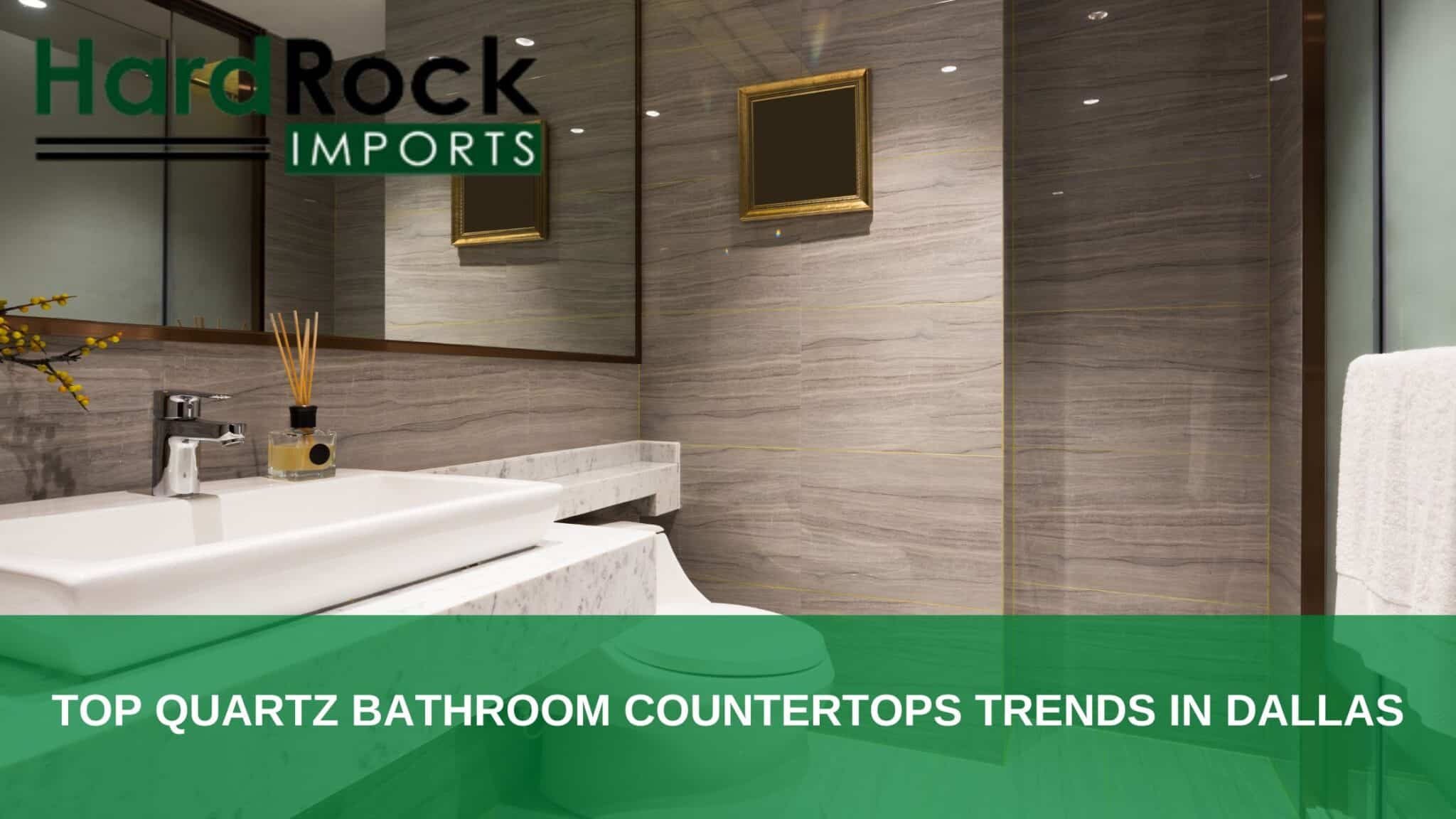 quartz bathroom countertops in Dallas