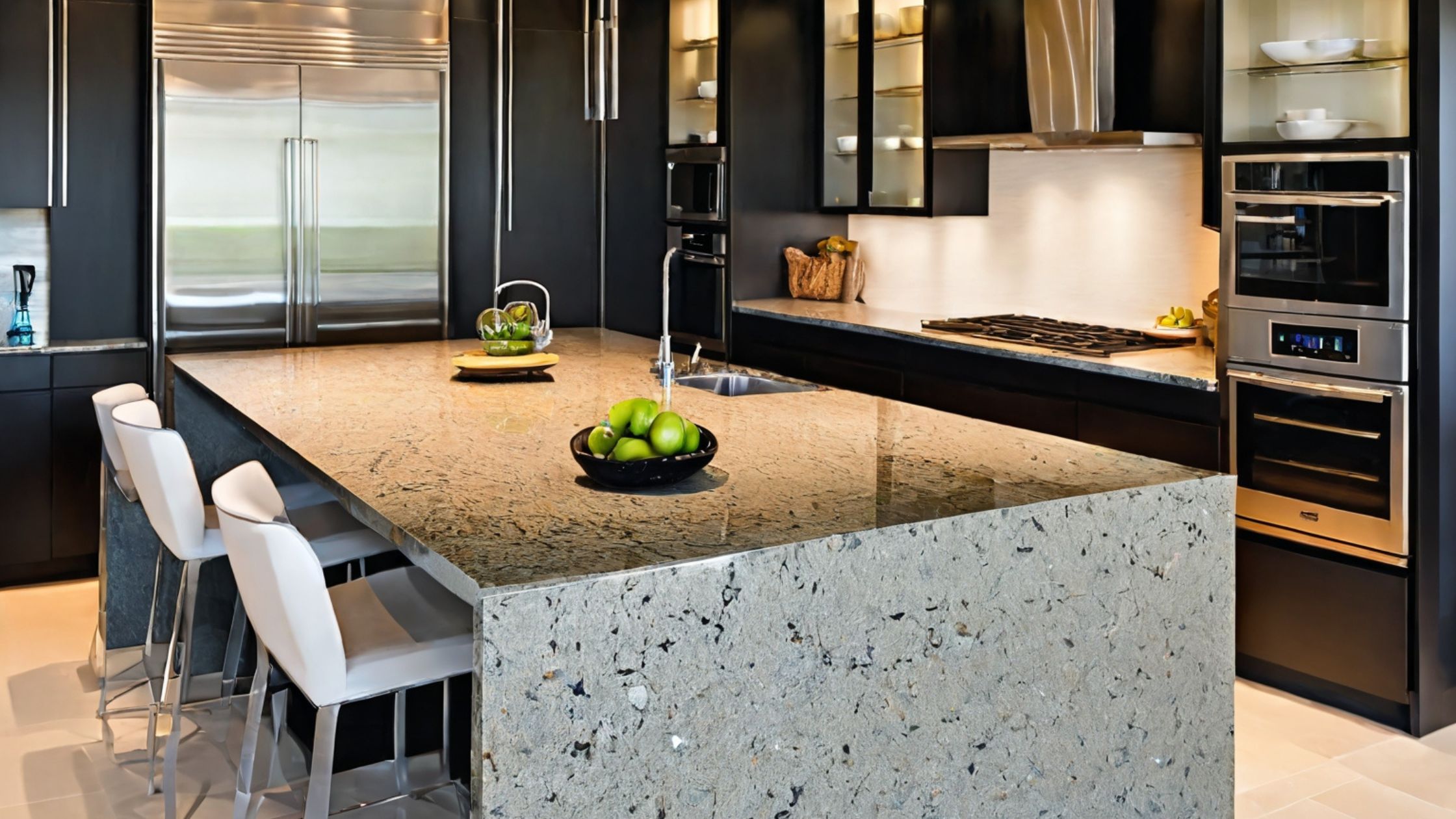 Granite countertops for kitchen renovation in Dallas, TX