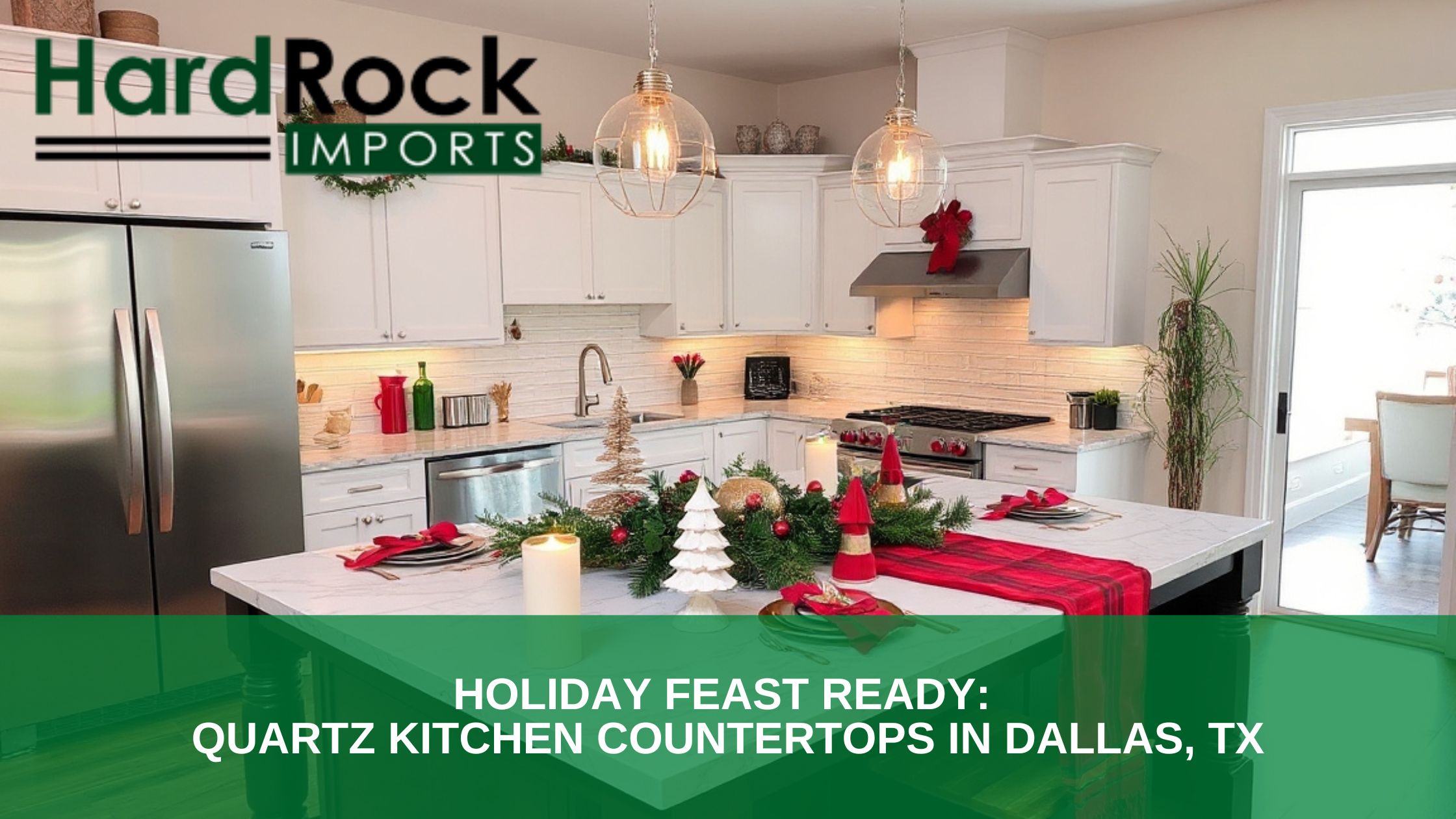 Quartz kitchen countertops in Dallas