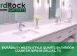 Quartz bathroom countertops in Dallas