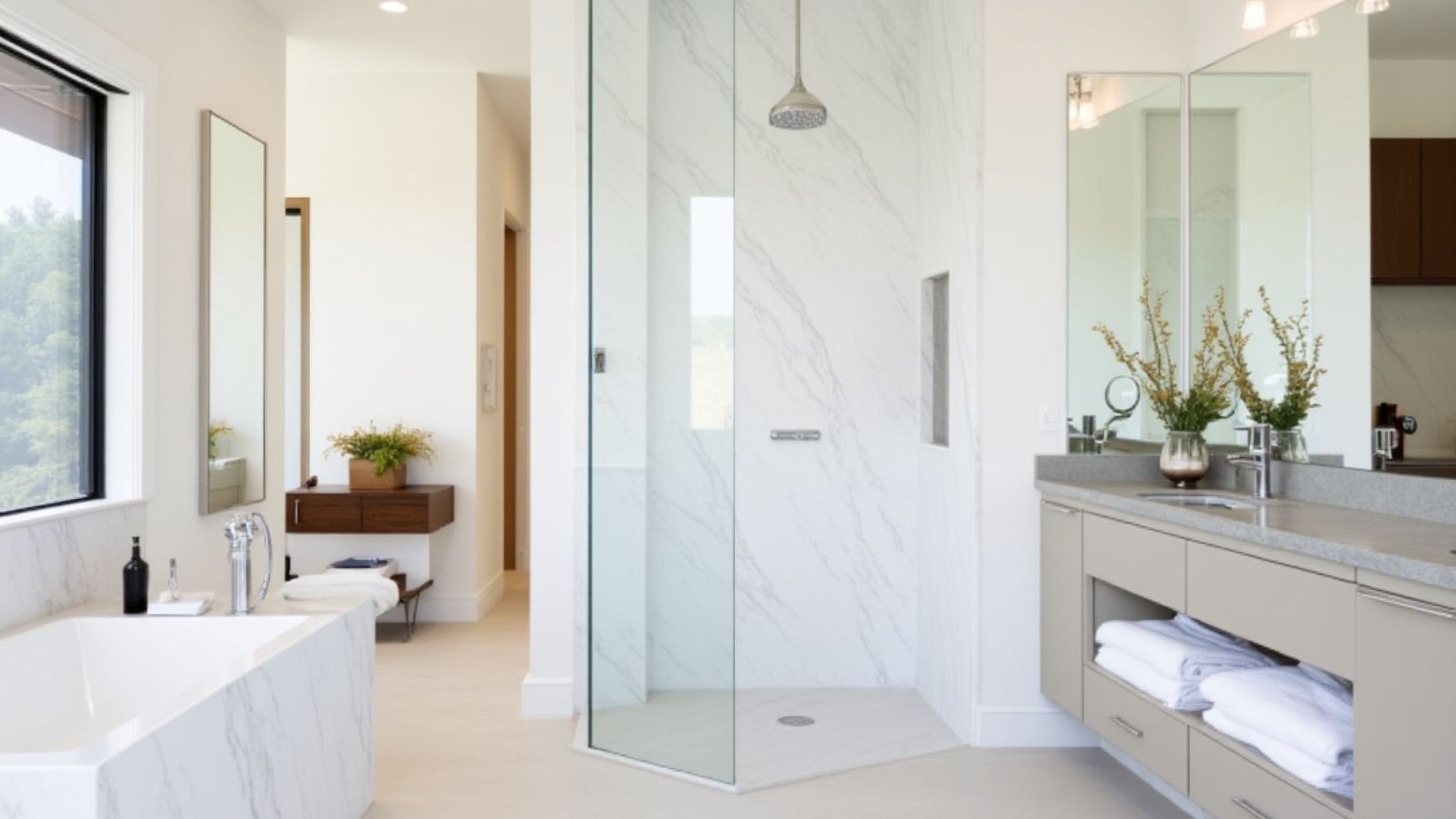 Quartz bathroom countertops Quartz bathroom countertops