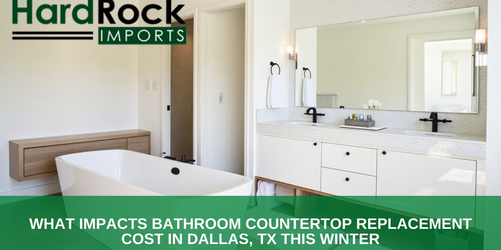 Bathroom countertop replacement cost in Dallas