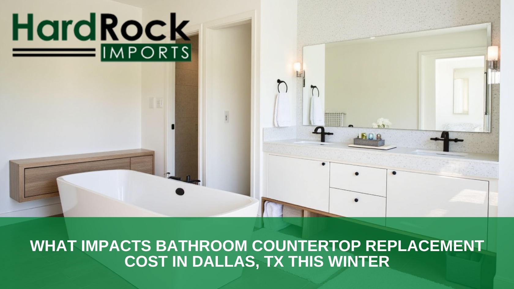 Bathroom countertop replacement cost in Dallas