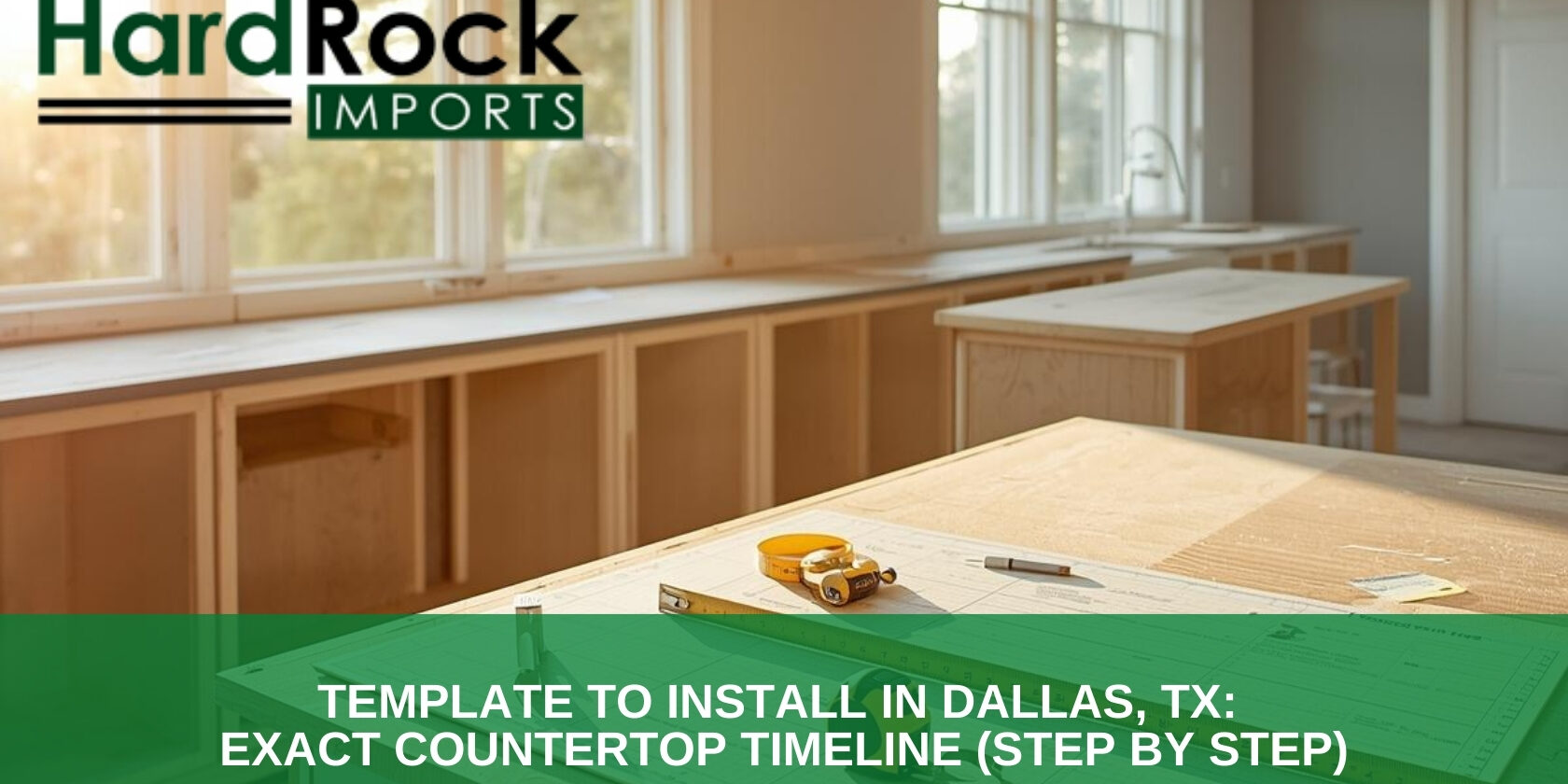 countertop install timeline Dallas