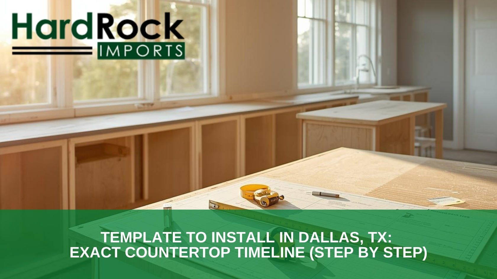 countertop install timeline Dallas
