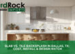backsplash with countertops slab vs tile Dallas