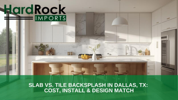 Slab vs. Tile Backsplash in Dallas, TX_ Cost, Install & Design Match backsplash with countertops slab vs tile Dallas