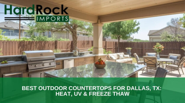 Best Outdoor Countertops for Dallas, TX_ Heat, UV & Freeze Thaw outdoor kitchen countertops