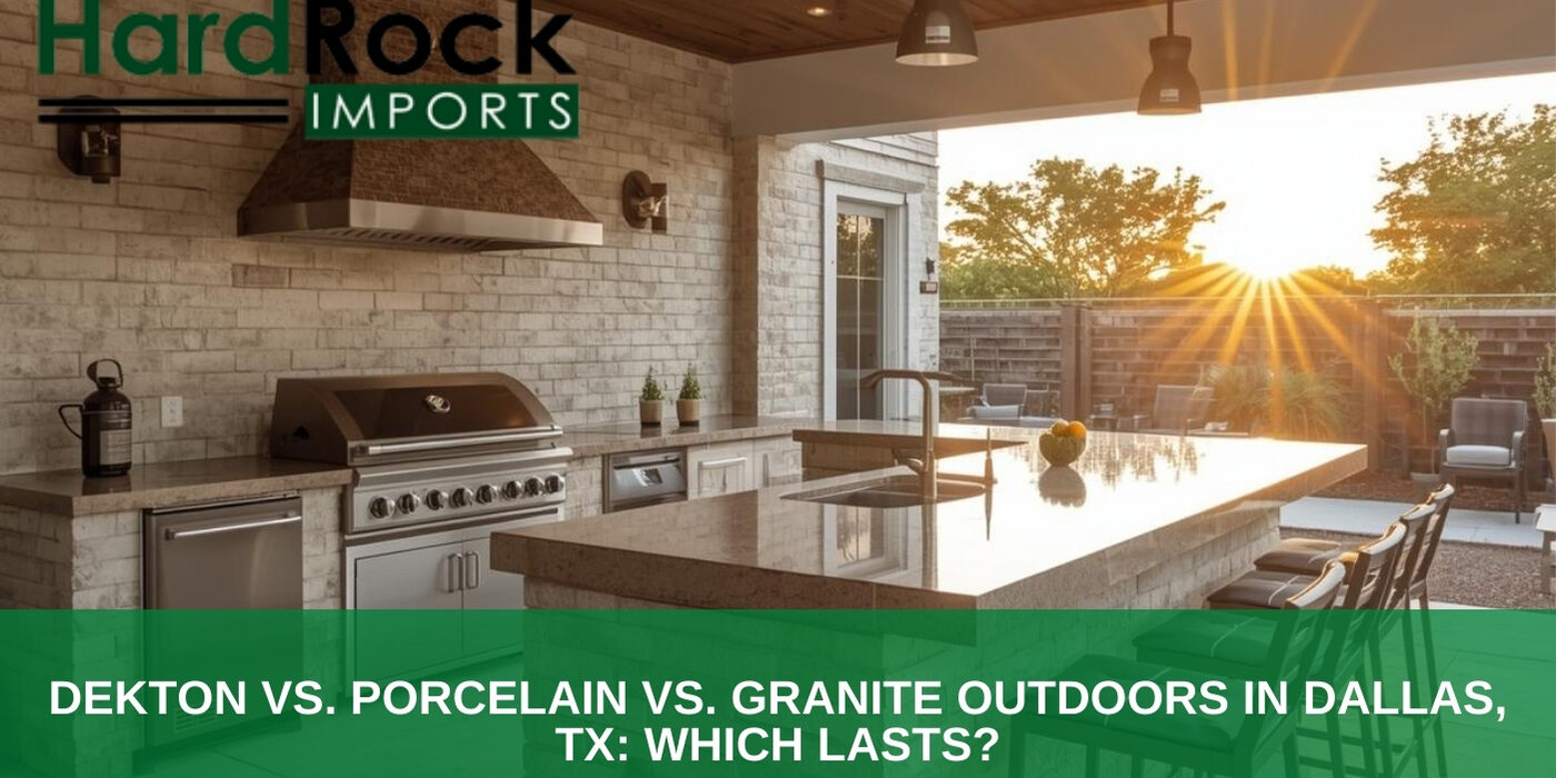 dekton vs porcelain vs granite outdoors