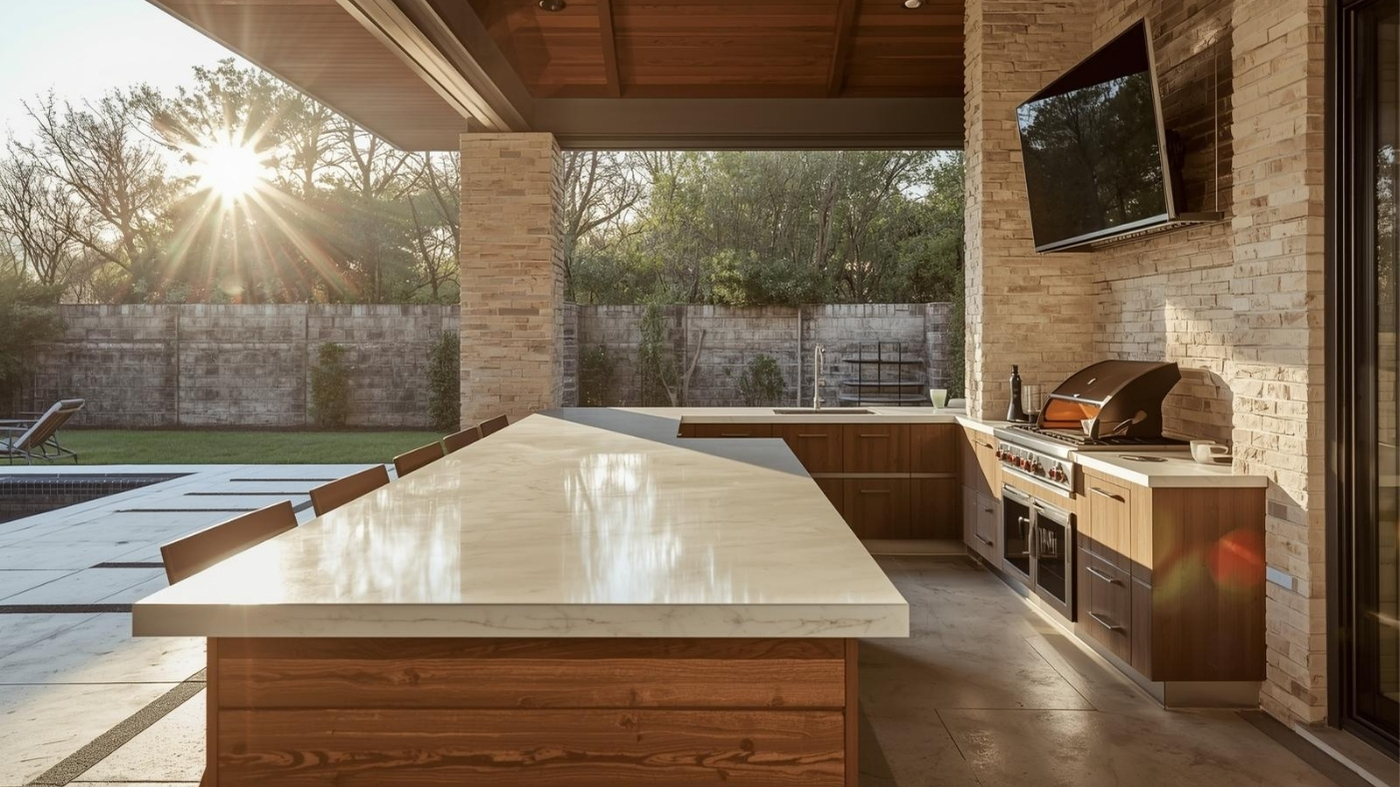 outdoor kitchen countertops outdoor kitchen countertops