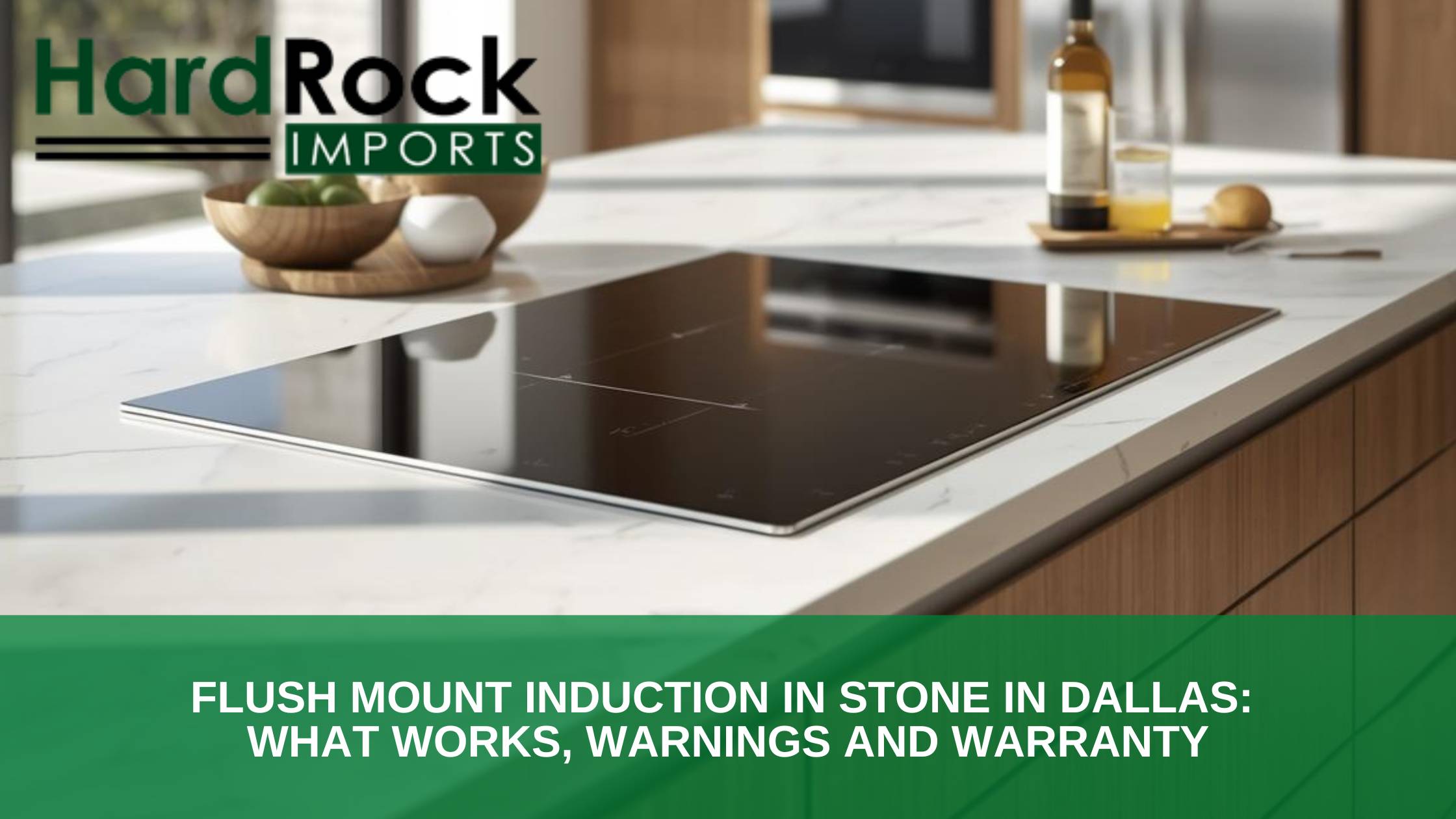 flush mount induction in stone Dallas
