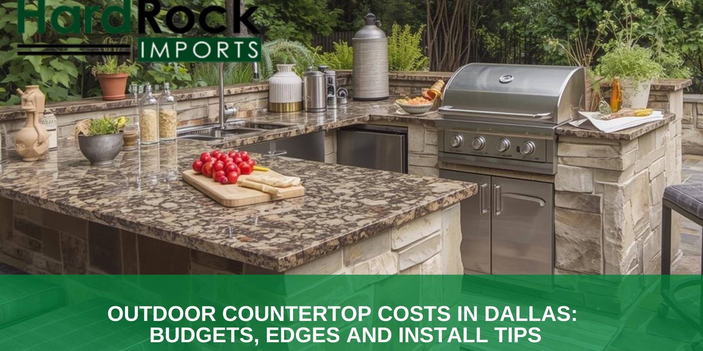 Outdoor Countertop Costs in Dallas_ Budgets, Edges and Install Tips outdoor kitchen countertop cost Dallas