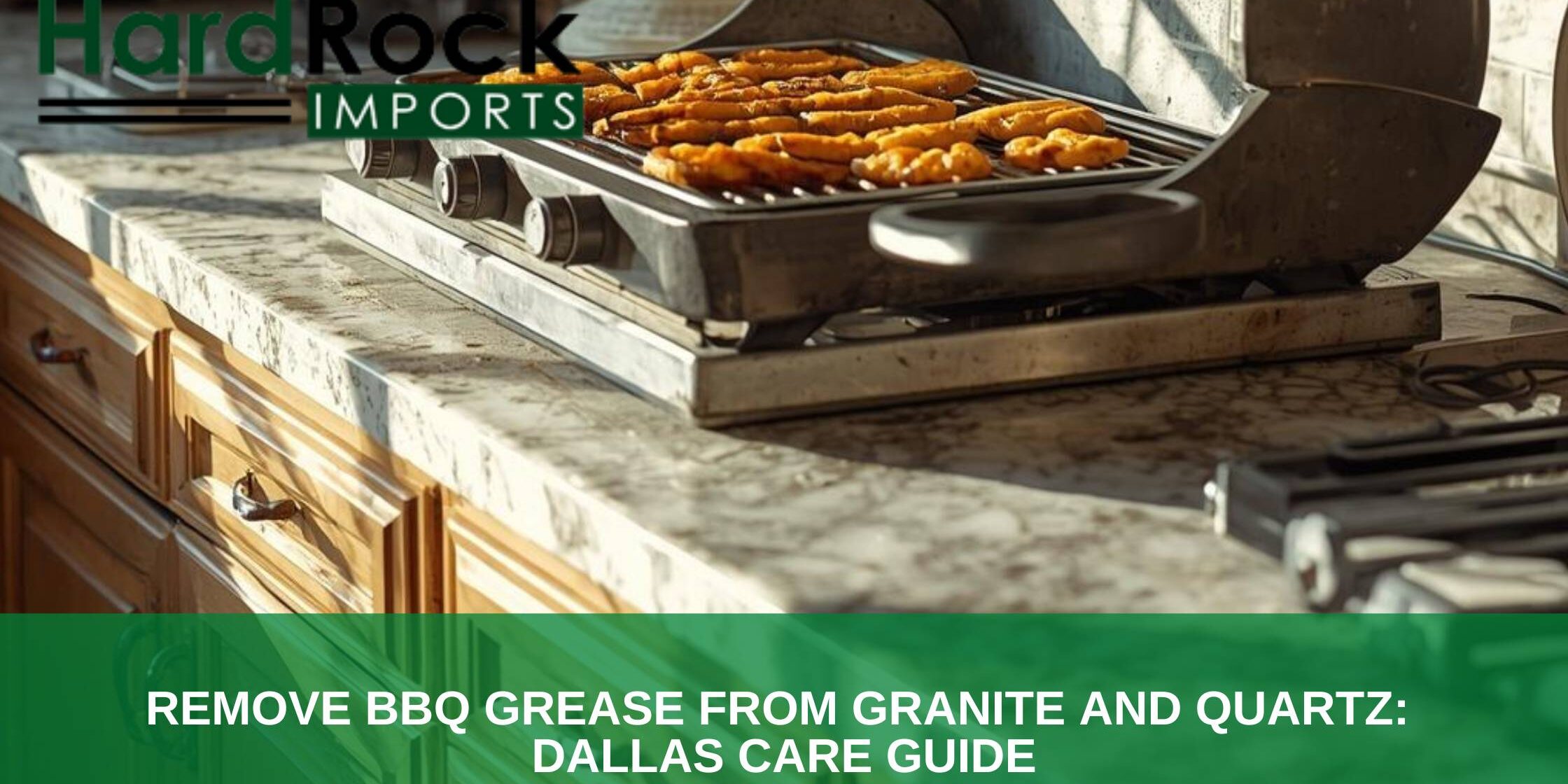 grease stain removal granite quartz Dallas