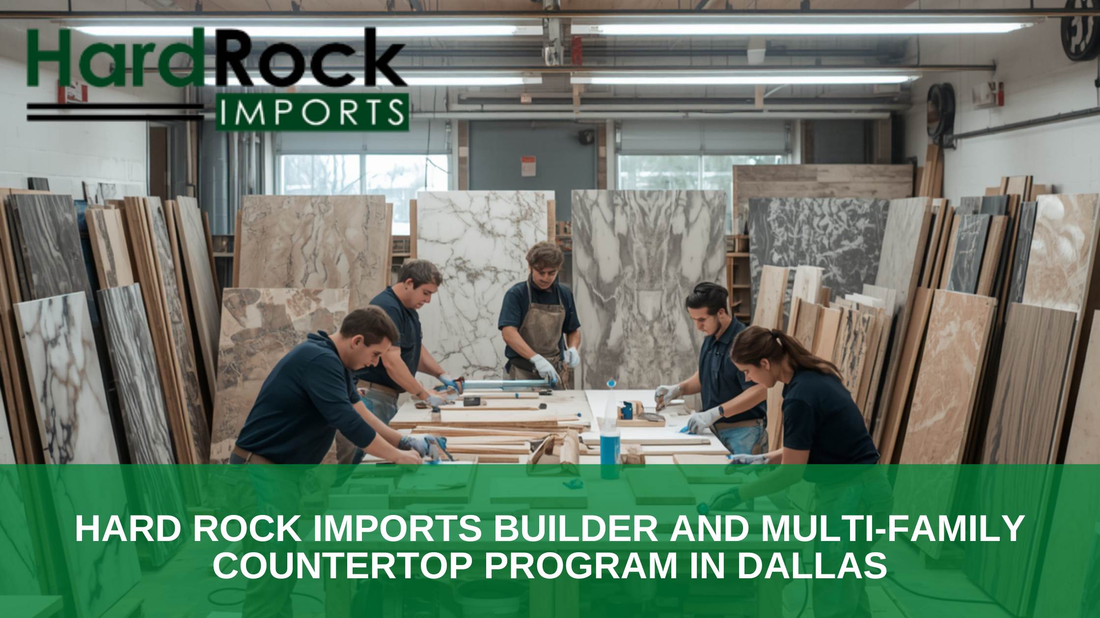 Hard Rock Imports Builder and Multi-Family Countertop Program in Dallas builder countertop program Dallas