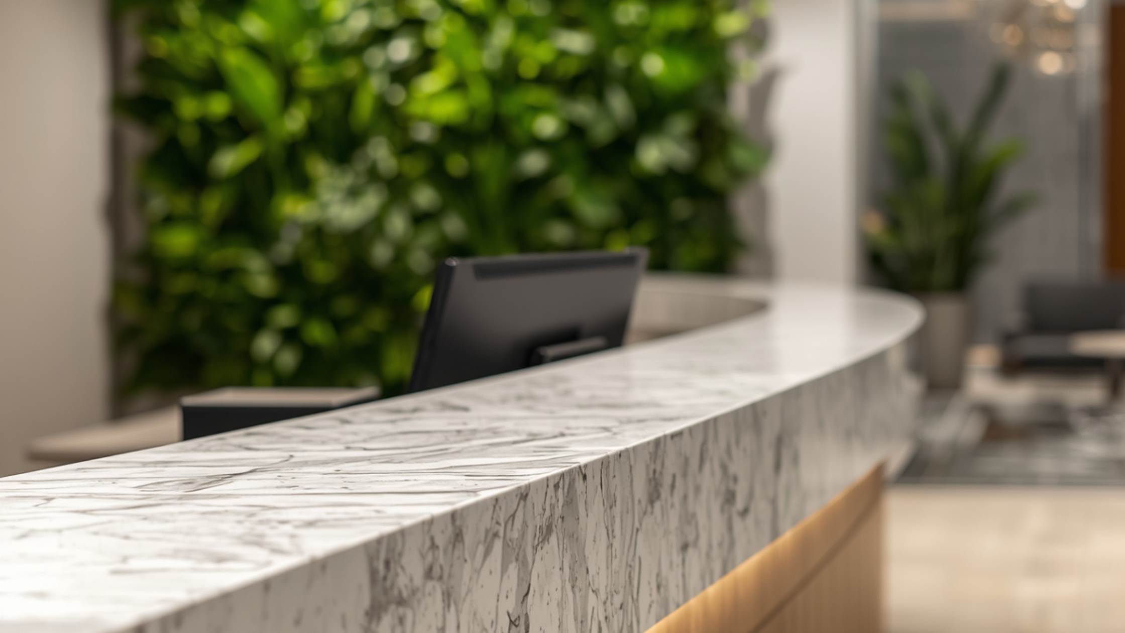 solid surface vs quartz commercial