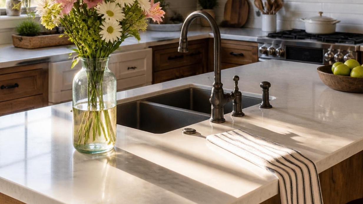 farmhouse vs workstation sink with stone Dallas farmhouse vs workstation sink with stone Dallas