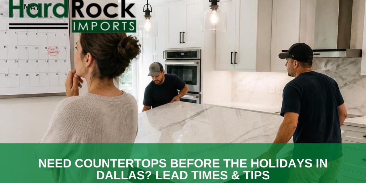rush countertop install before holidays Dallas