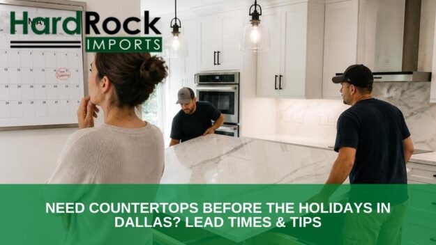 rush countertop install before holidays Dallas